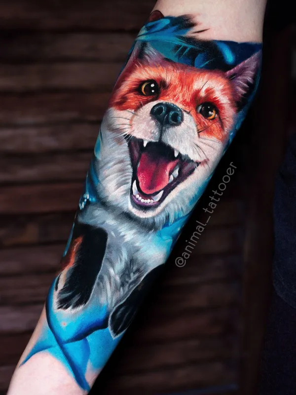 color realism 타투 부위 forearm #36282 | 타투이스트 Наташа ANIMAL