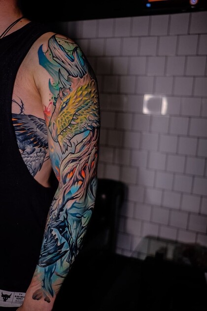 Тату эскиз # Тату мастер Виктор Рассадний