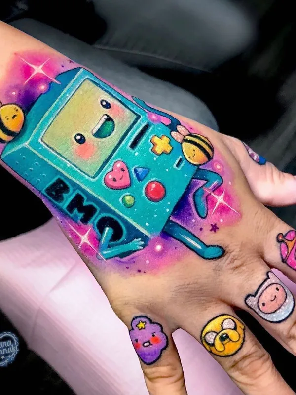 female color illustrative, anime Tatuaggio su forearm #40087 | Tatuatore Laura Annunaki