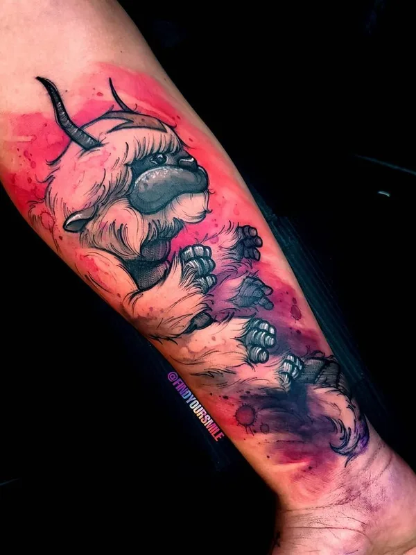 color watercolor tattoo on forearm #40269 | Tattoo Artist Russell Van Schaick