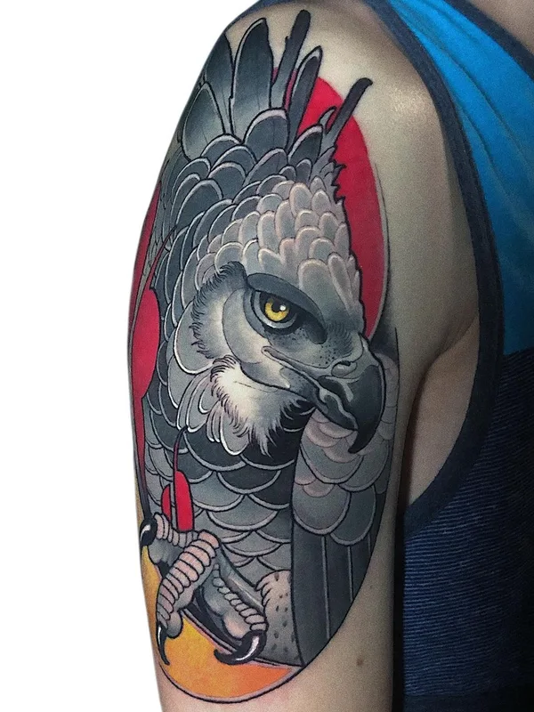 color japanese tatuaje en upper arm #40320 | Tatuador Levi Murphy