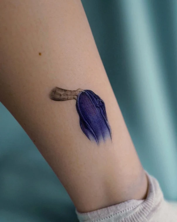 Watercolor Flower tattoo on Forearm
