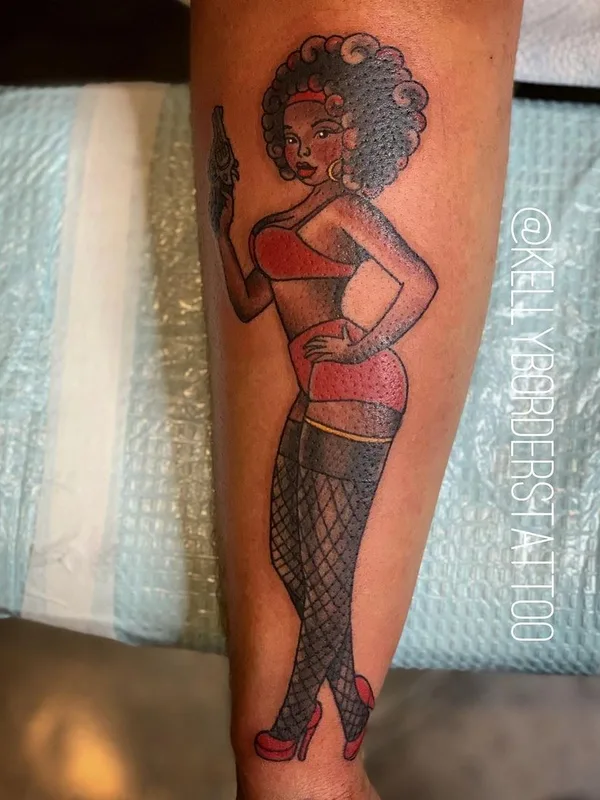 color new school Tatuaggio su forearm #40455 | Tatuatore Kelly Borders