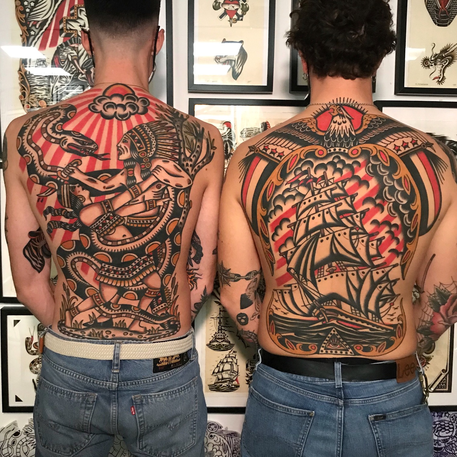 Flawless largescale traditional tattoos by Francesco Ferrera iNKPPL