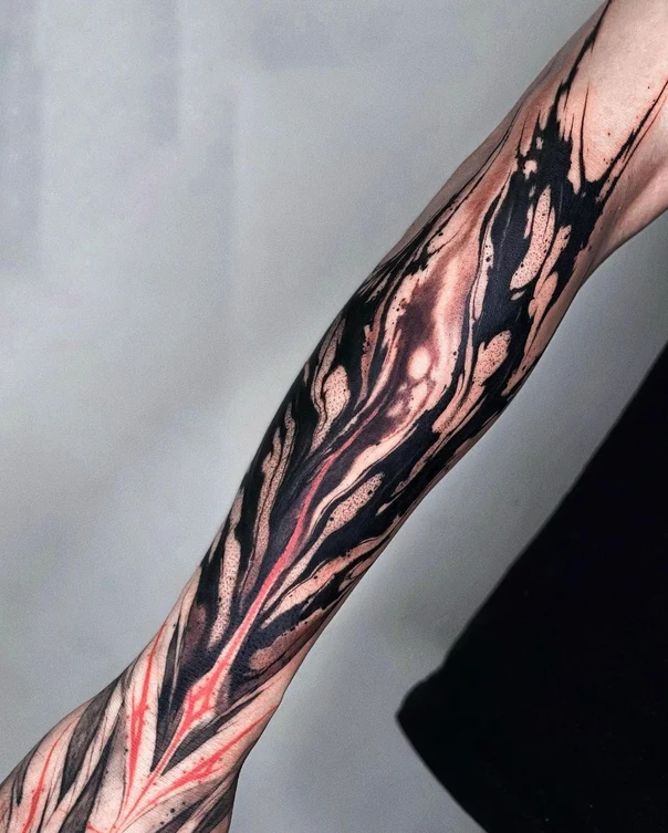 Abstract Abstract tattoo on Forearm
