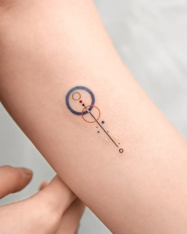 Geometric Geometric tattoo on Forearm