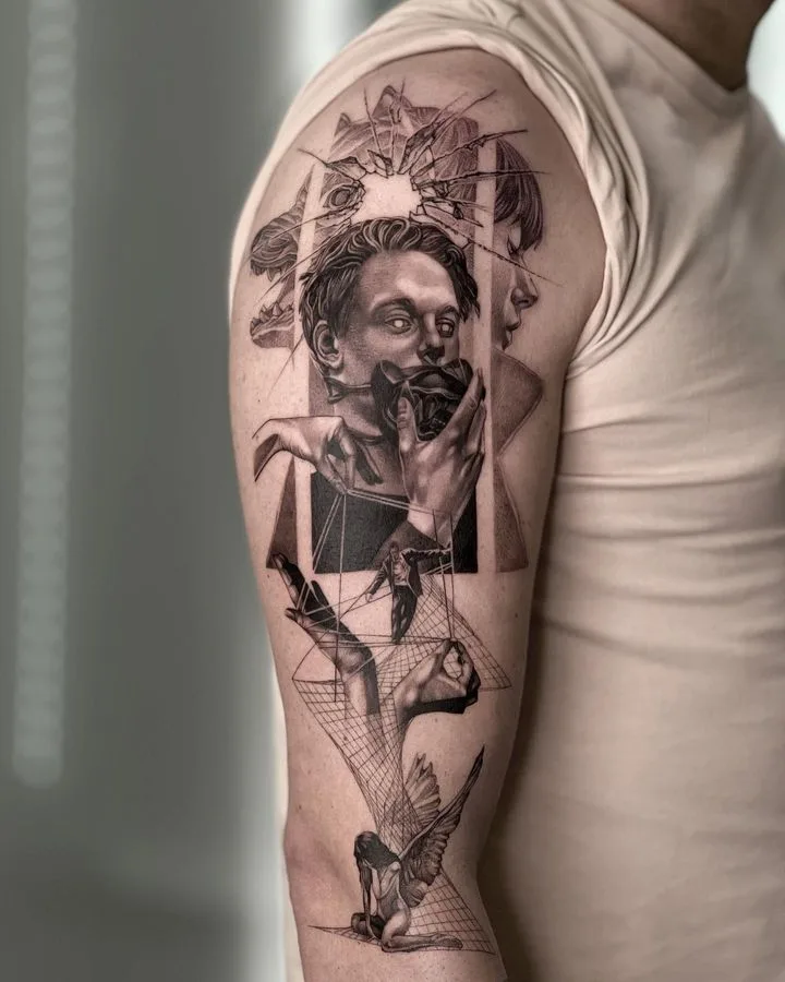 Tattoo artist Amalie