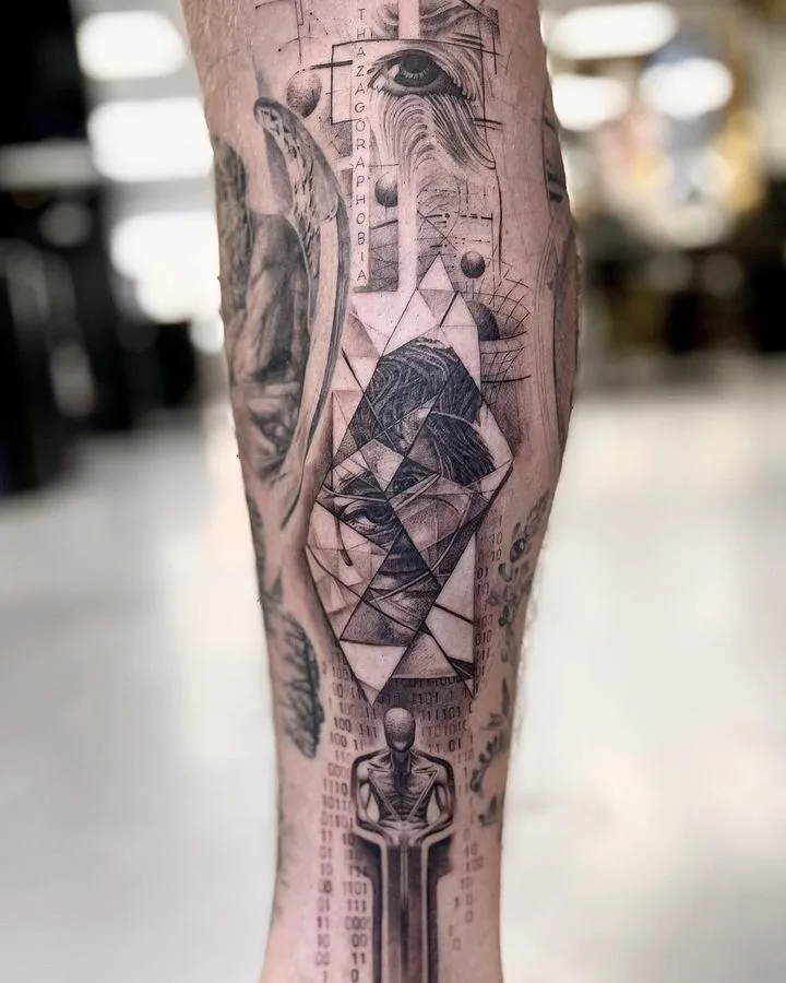 Tattoo artist Amalie
