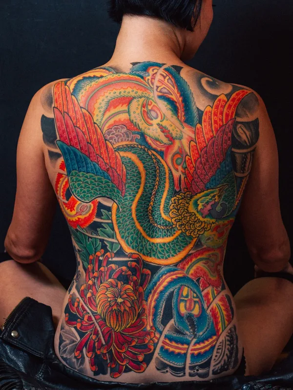 color japanese tatuaje en full back #69546 | Tatuador Sergei Lepekhin