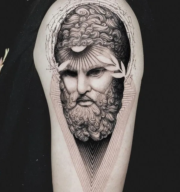 black and grey black and grey tattoo on upper arm #69690 | Tattoo Artist Denis Ryazanov