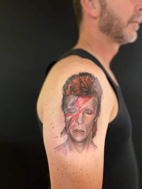 color portrait Tatuaggio su shoulder #69821 | Tatuatore Mertim GOKALP