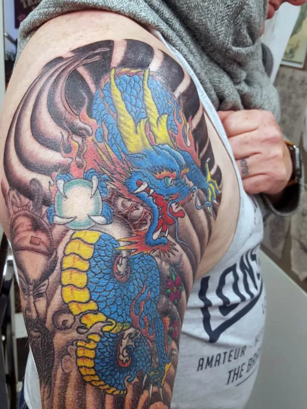 color japanese 타투 부위 full sleeve #69883 | 타투이스트 John Tattooist
