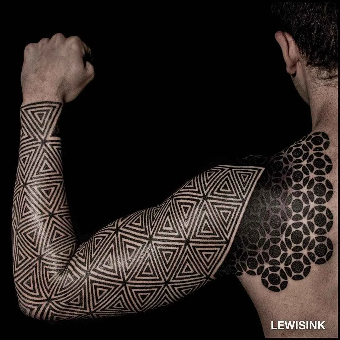 LEWISINK dotwork tattoo