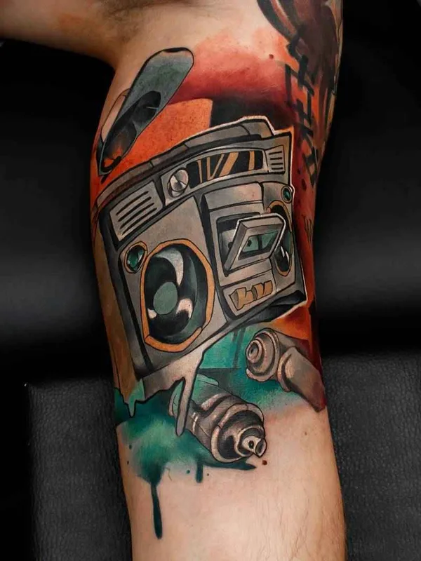 color illustrative tatouage sur forearm #1178 | Artiste tatoueur Uncl Paul Knows