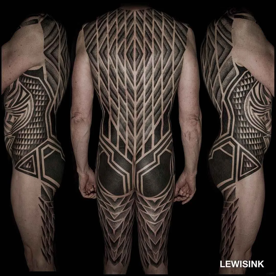 LEWISINK dotwork tattoo
