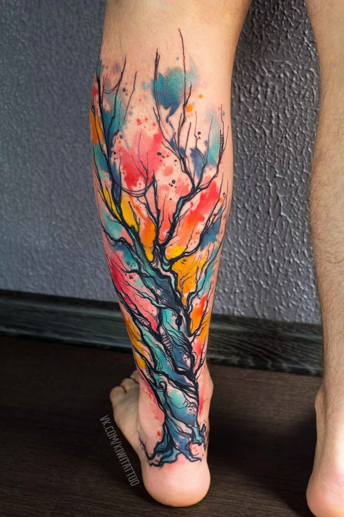 тату мастер Вика KIWI цветные скоростные скетч акварель татуировки | tattoo artist Vika KIWI colour sketch watercolor tattoo