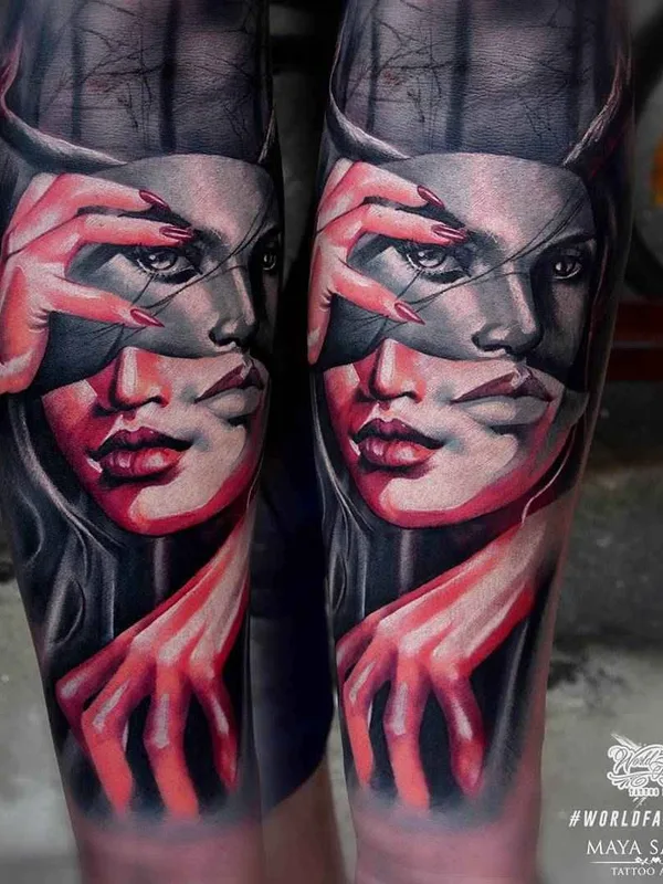 female color realism Tatuagem em forearm #11517 | Tatuador Maya Sapiga