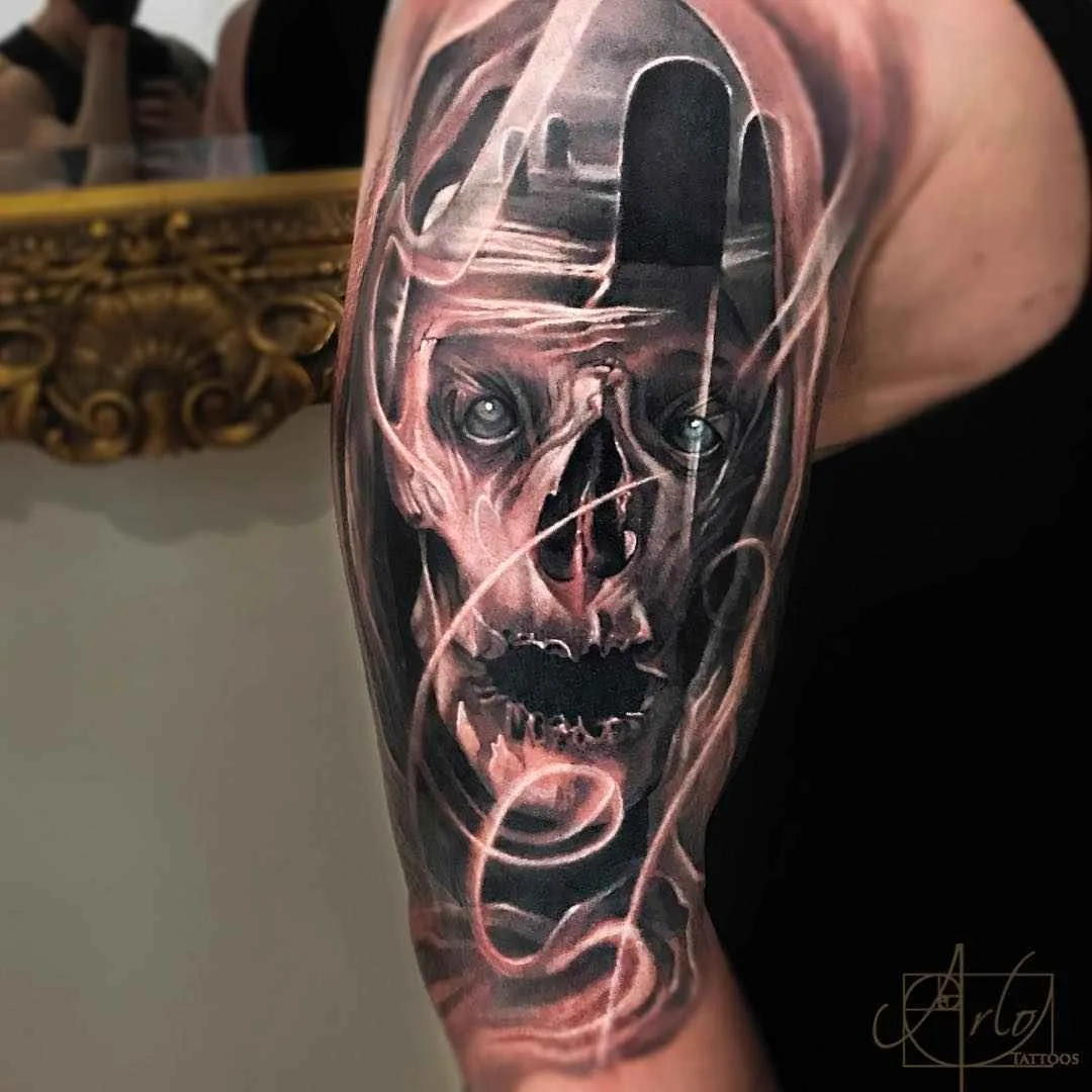 тату мастер Arlo DiCristina цветной реализм тату | tattoo artist Arlo DiCristina color realistic tattoo