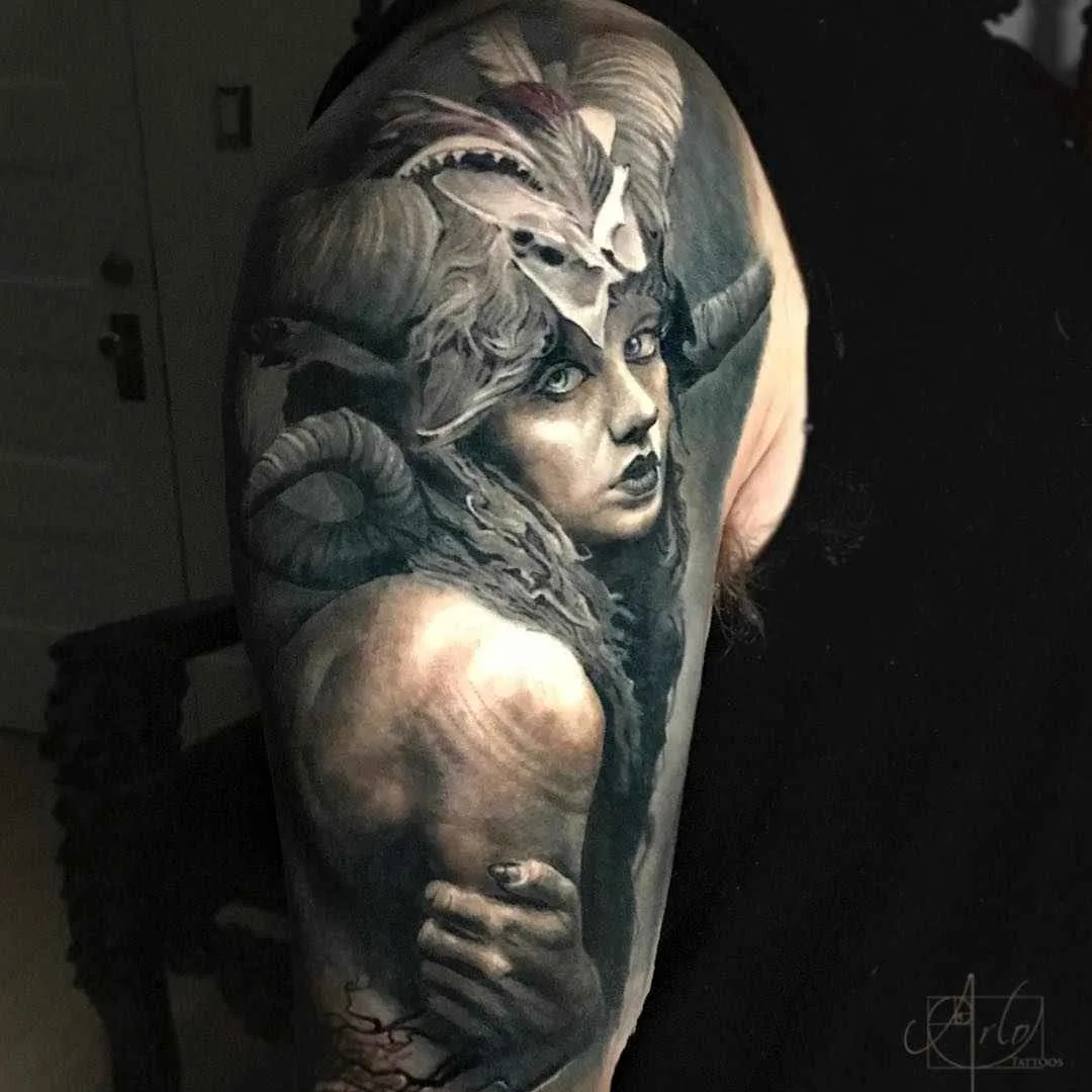 тату мастер Arlo DiCristina цветной реализм тату | tattoo artist Arlo DiCristina color realistic tattoo