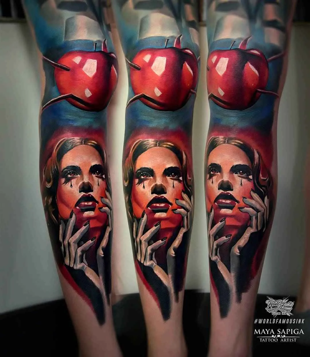 тату мастер Maya Sapiga (Анастасия Сапига) цветные татуировки реализм | tattoo artist Maya Sapiga colour realistic tattoo