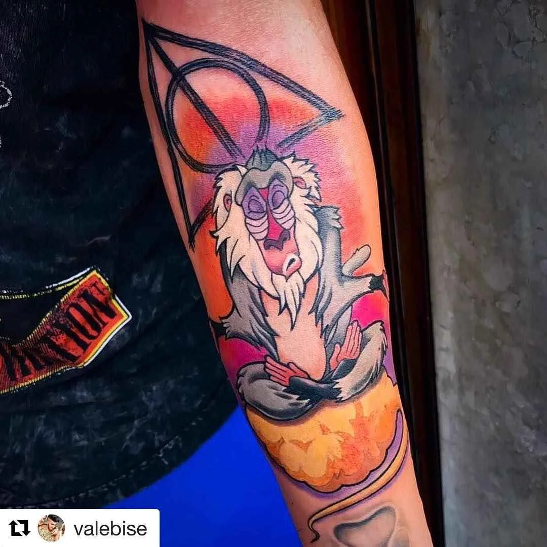 tatuista Andrea (Antikorpo) Lanzi stili colorati new school, non tradizionali, disegno di tatuaggio | tattoo artist Andrea (Antikorpo) Lanzi colour new school, neo traditional design tattoo
