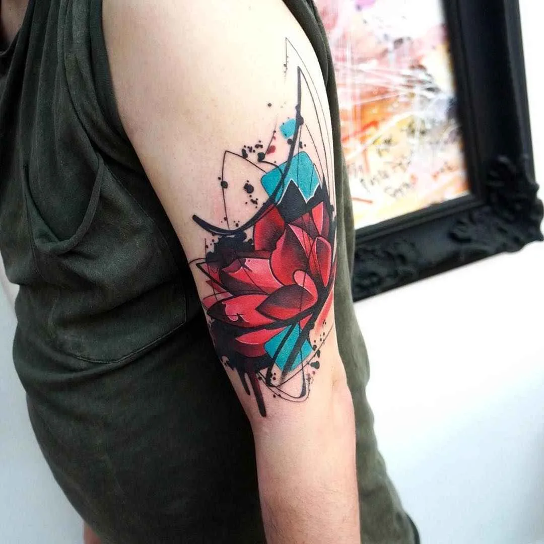 тату мастер Dynoz Art Attack цветные татуировки ньюскул неотрадиционные | tattoo artist Dynoz Art Attack colour new school neo traditional tattoo