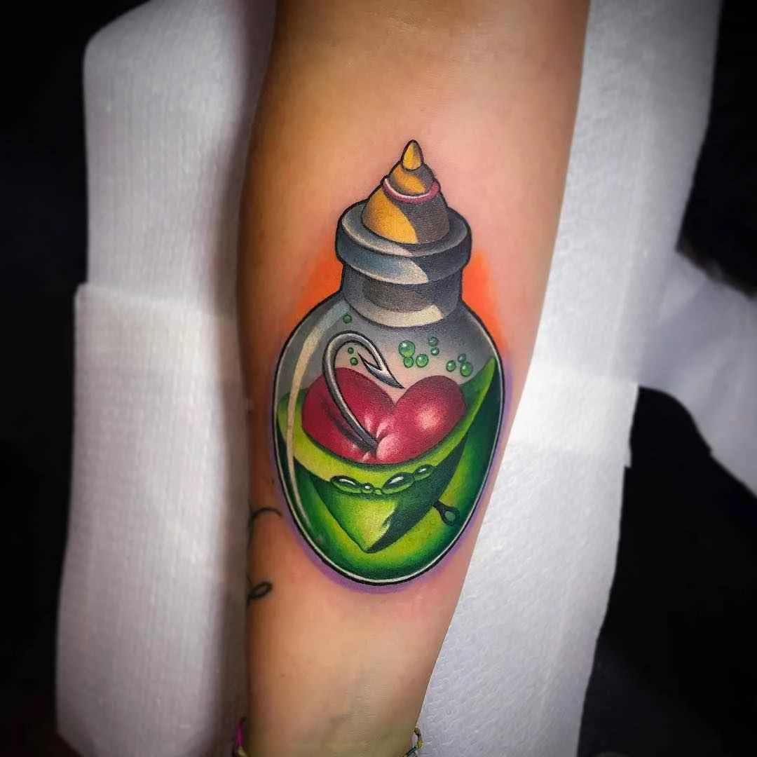 tatuista Andrea (Antikorpo) Lanzi stili colorati new school, non tradizionali, disegno di tatuaggio | tattoo artist Andrea (Antikorpo) Lanzi colour new school, neo traditional design tattoo