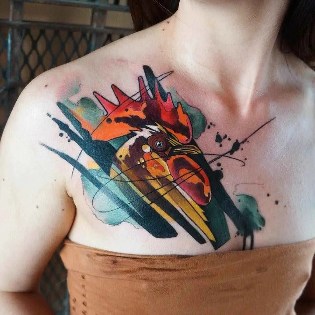 тату мастер Dynoz Art Attack цветные татуировки ньюскул неотрадиционные | tattoo artist Dynoz Art Attack colour new school neo traditional tattoo