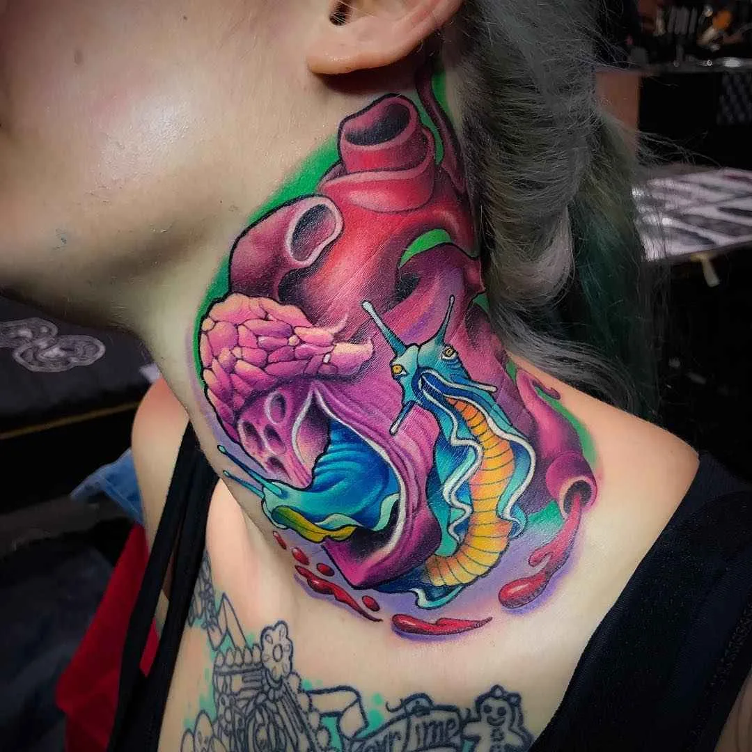 tatuista Andrea (Antikorpo) Lanzi stili colorati new school, non tradizionali, disegno di tatuaggio | tattoo artist Andrea (Antikorpo) Lanzi colour new school, neo traditional design tattoo