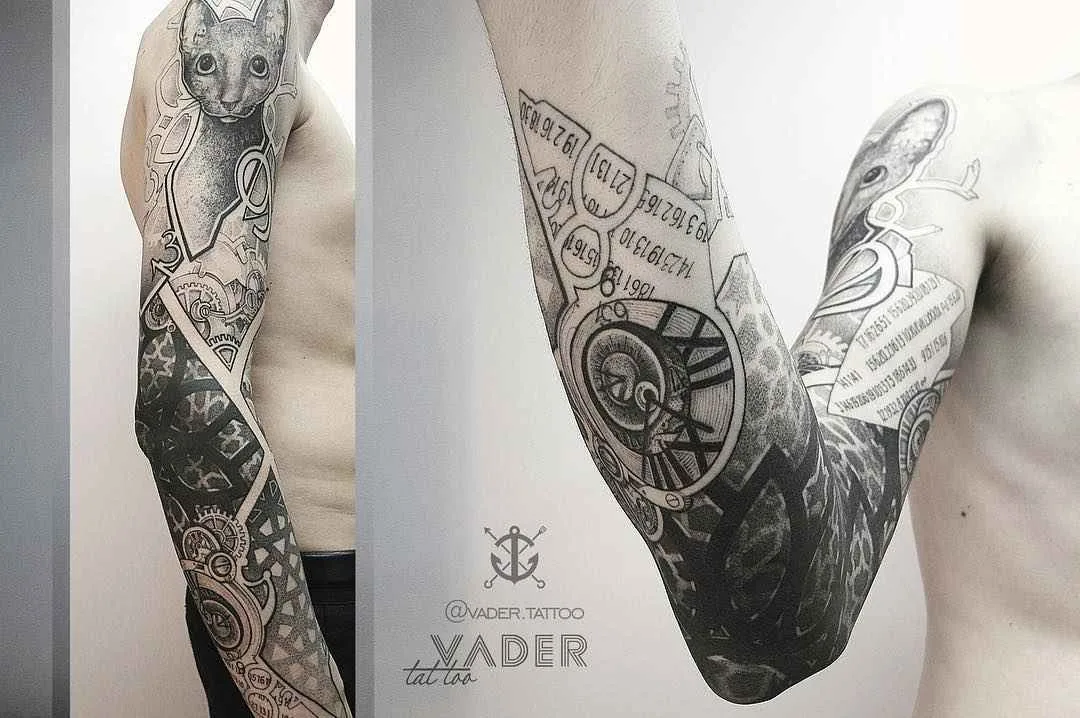 тату мастер Татьяна Vader дотворк лайнворк татуировки графика | tattoo artist Tatyana Vader dotwork linework grafic tattoo