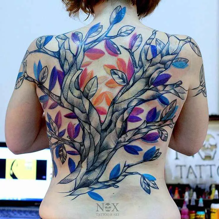 tatuatore Matty Nox disegni a schizzo in acquerello per tatuaggi | tattoo artist Matty Nox colour sketch watercolor tattoo