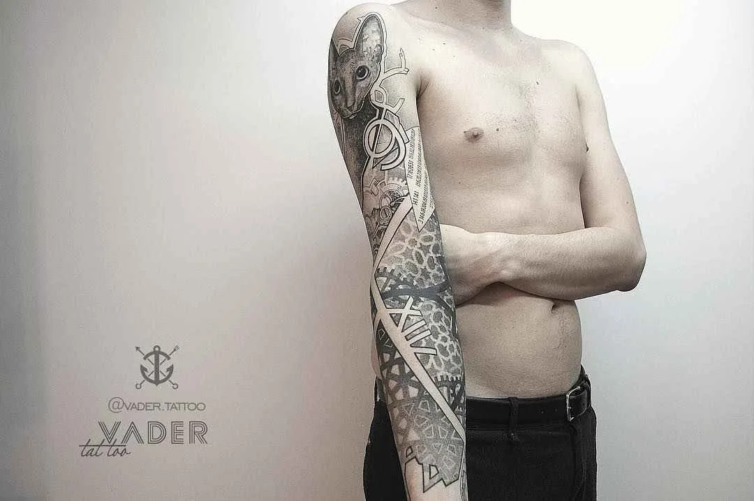 тату мастер Татьяна Vader дотворк лайнворк татуировки графика | tattoo artist Tatyana Vader dotwork linework grafic tattoo