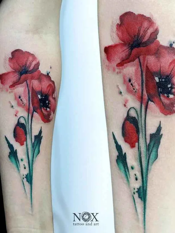 color watercolor Tatuaggio su forearm #11577 | Tatuatore Matty Nox