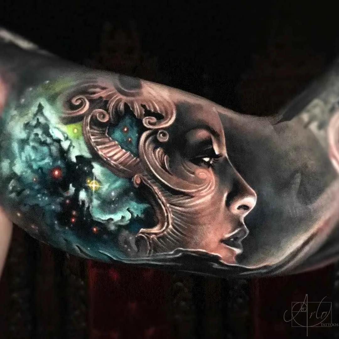 тату мастер Arlo DiCristina цветной реализм тату | tattoo artist Arlo DiCristina color realistic tattoo