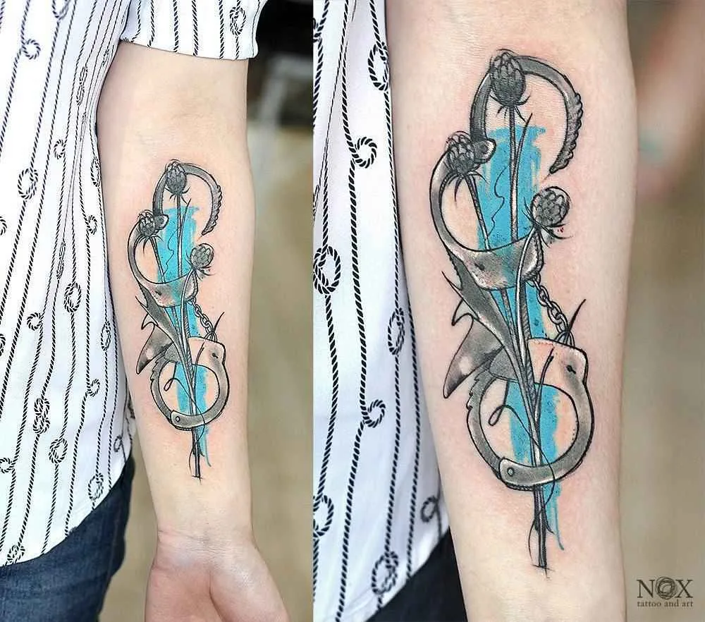 тату мастер Matty Nox цветные скетч акварельные татуировки | tattoo artist Matty Nox colour sketch watercolor tattoo