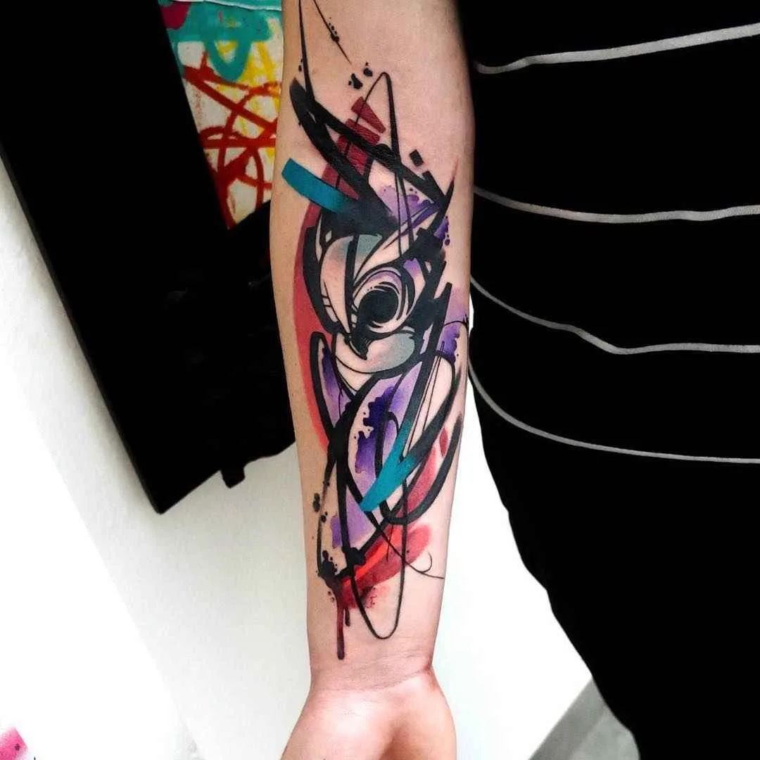 тату мастер Dynoz Art Attack цветные татуировки ньюскул неотрадиционные | tattoo artist Dynoz Art Attack colour new school neo traditional tattoo
