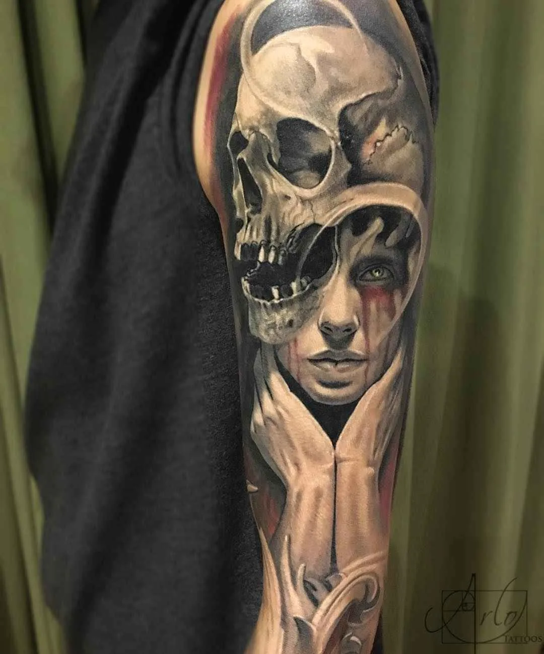 тату мастер Arlo DiCristina цветной реализм тату | tattoo artist Arlo DiCristina color realistic tattoo