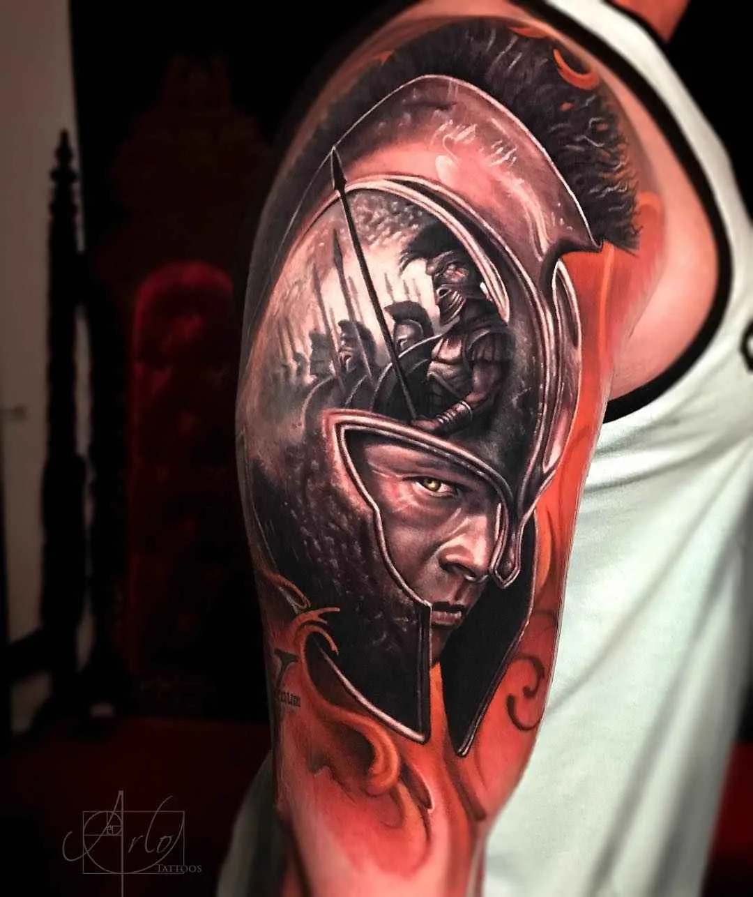 тату мастер Arlo DiCristina цветной реализм тату | tattoo artist Arlo DiCristina color realistic tattoo