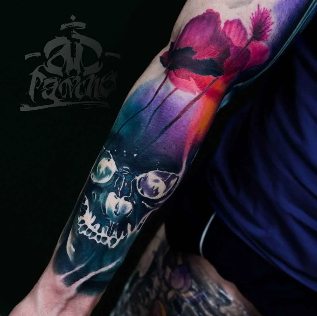 тату мастер AD Pancho цветные реализм татуировки | tattoo artist AD Pancho colour realism tattoo