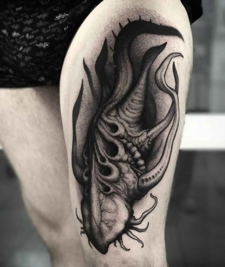 tatuatore Deni Aktemirov tatuaggi neri e bianchi autentici | tattoo artist Deni Aktemirov black&grey realistic authors tattoo
