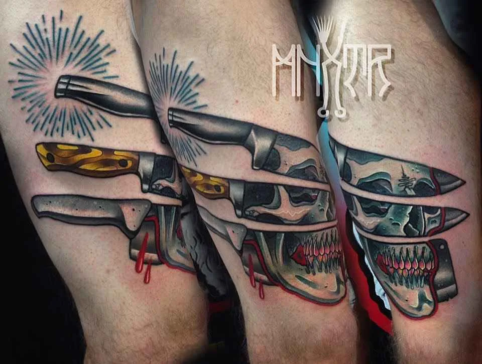 tatuista Yugin Zhestko colorati nuovo scuola, post neo tradizionali, disegno di tatuaggio | tattoo artist Yugin Zhestko colour new school, post neo traditional design tattoo