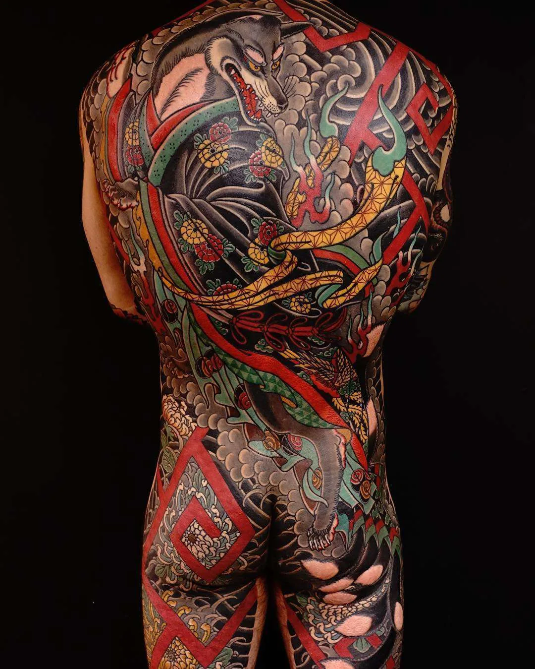 Tattoo artist Rg, color traditional Japanese tattoo, oriental | USA