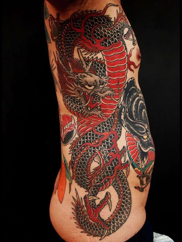 color japanese Tatuaggio su side #21721 | Tatuatore Rg