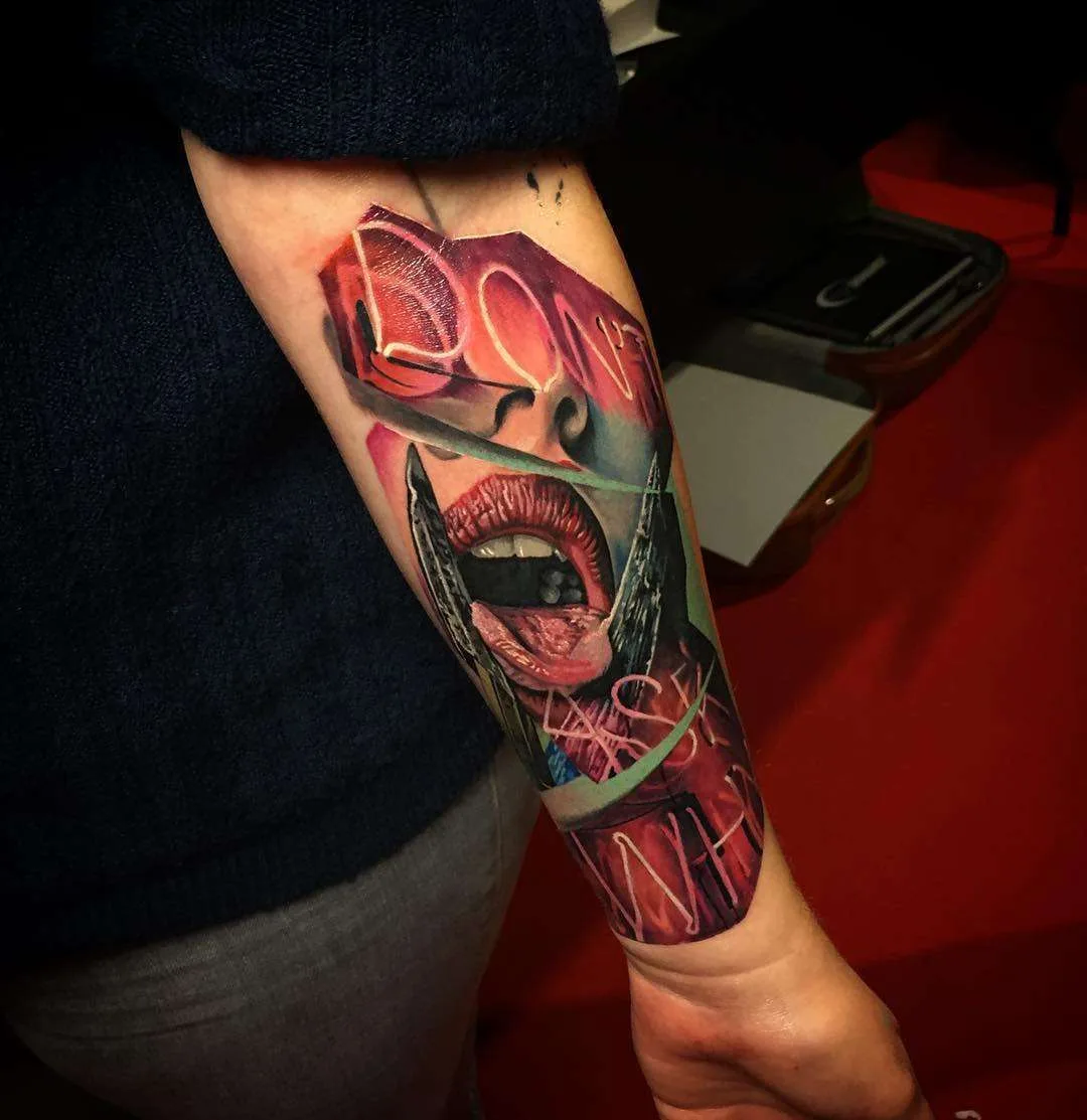 Tattoo artist Christos Zorbas color and black&grey portrait tattoo realism | Greece