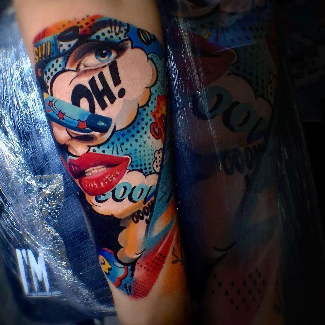 Tattoo artista Igor Mitrenga, portretto realistico a colori | Repubblica Ceca