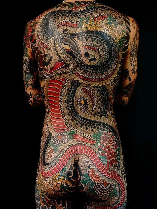 color japanese Tatuaggio su full back #21725 | Tatuatore Rg