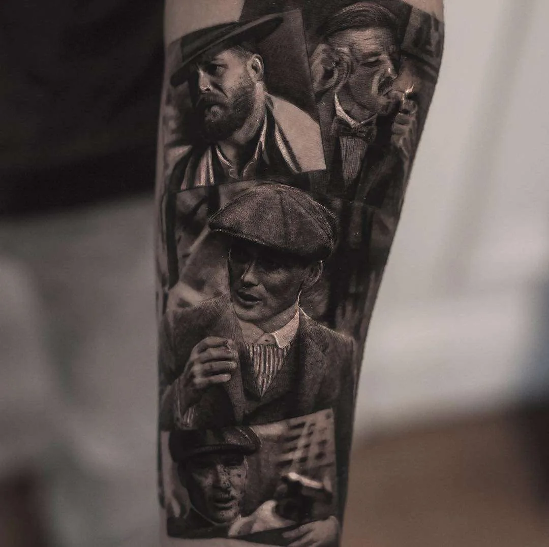 Tattoo artist Inal Bersekov, black&grey portrait realistic tattoo | Belgium