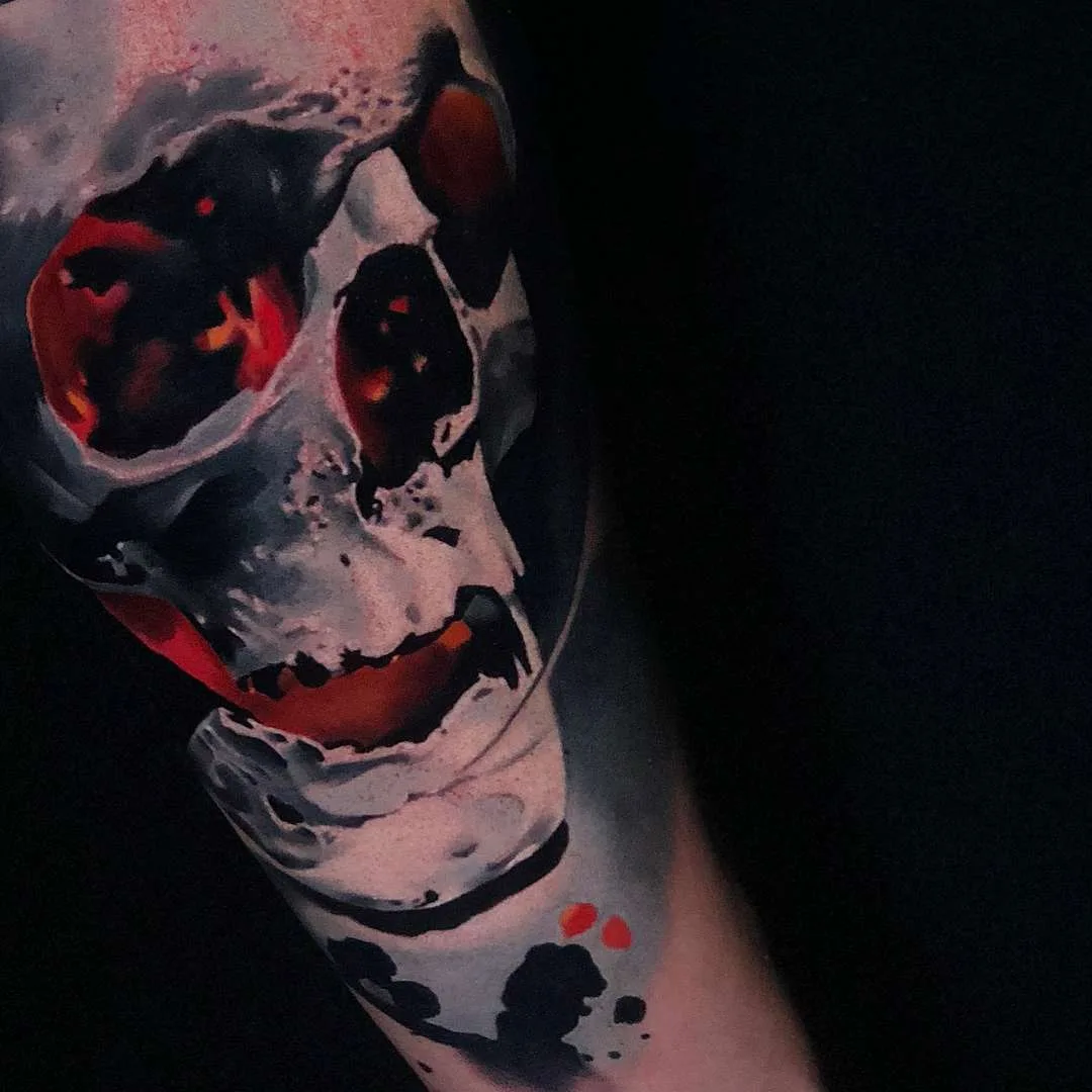 Tattoo artista Igor Mitrenga, portretto realistico a colori | Repubblica Ceca