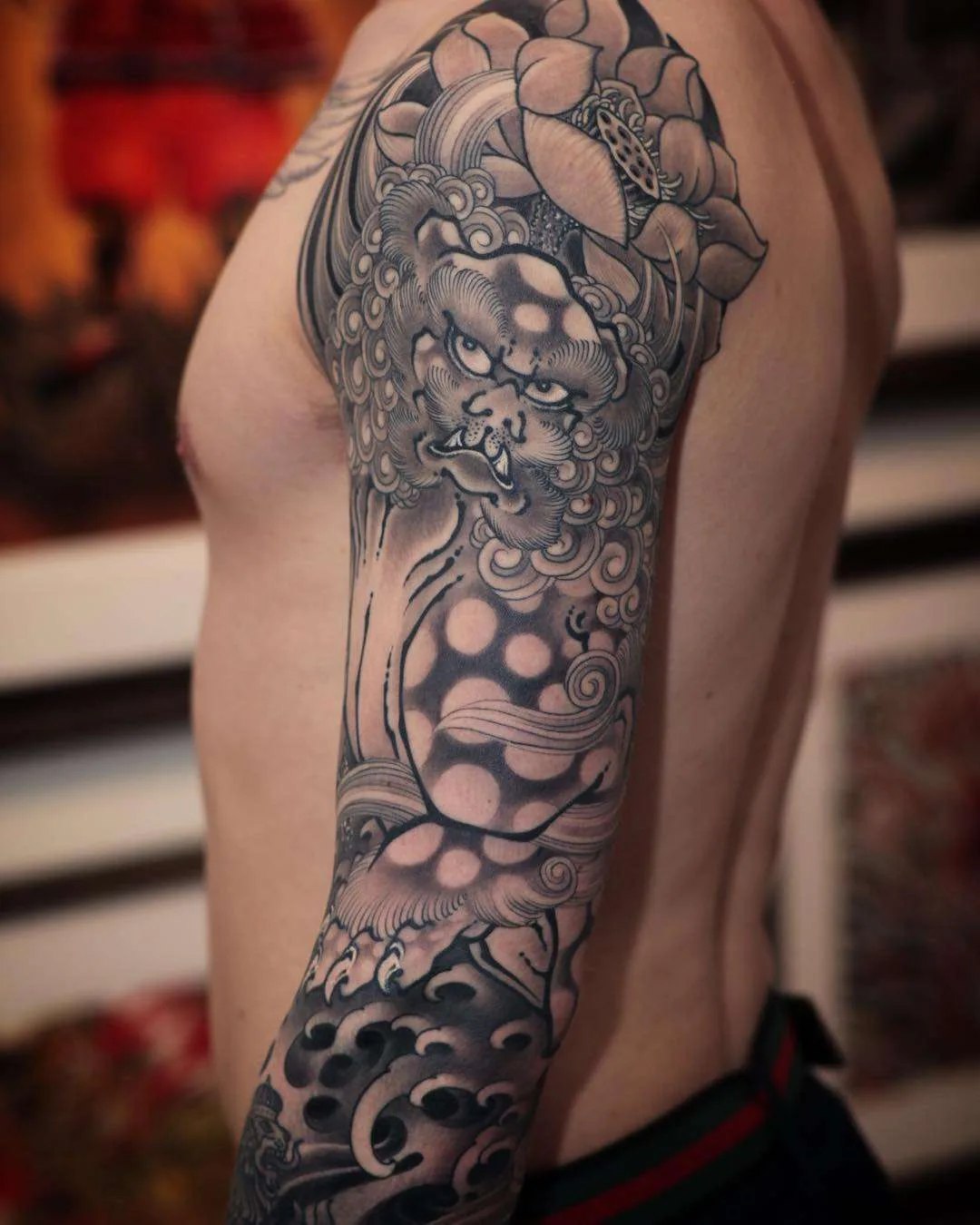 Tattoo artist Johan Svahn, color oriental Japanese tattoo, full body suit | Sweden