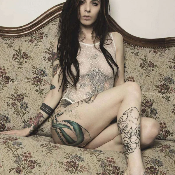 tattoo #21247 | Tattoo Model Tanya Bat